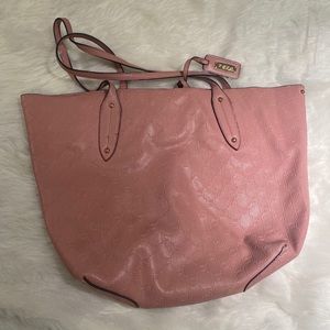 BEBE Blush Pink Tote